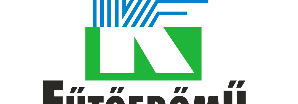 Komlói erőmű transzparens logó